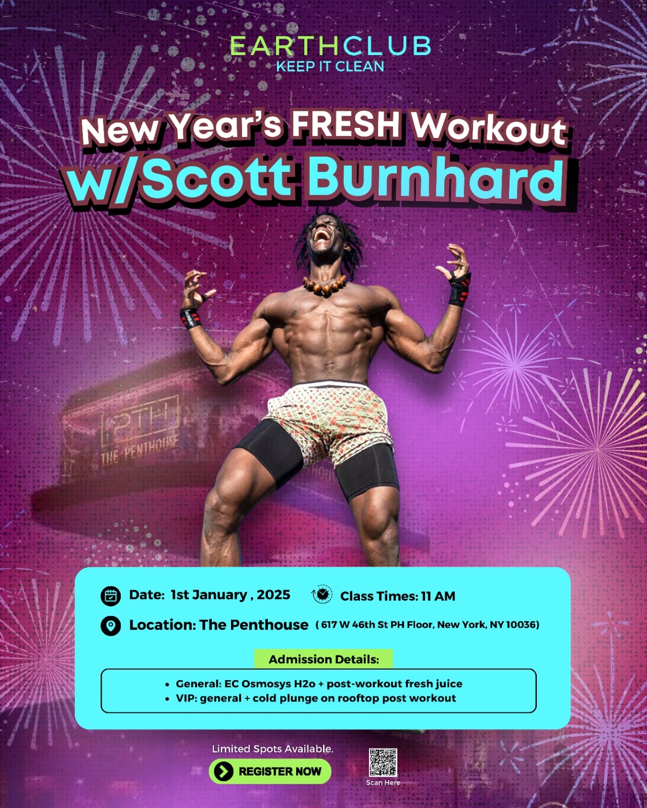 EarthClub has a New Year’s Bet to make you Feel the Burn…Hard