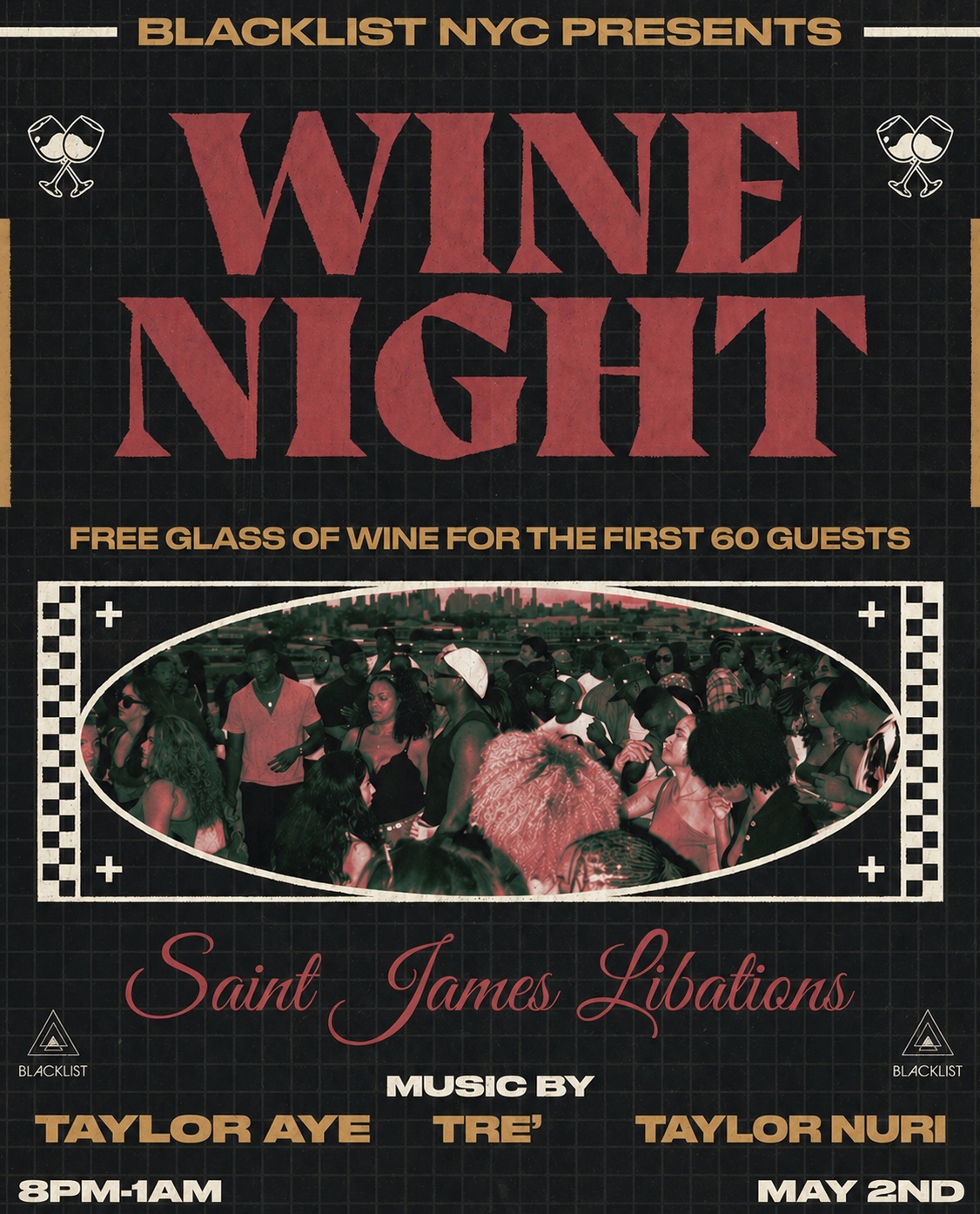 Blacklist Wine Night