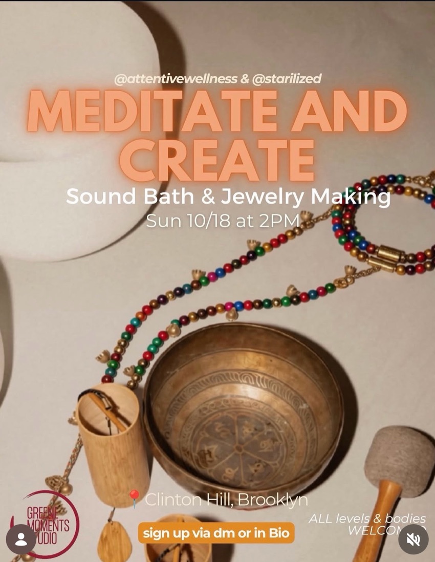 Meditate & Create: Adornments of Intention